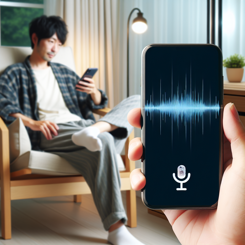 音声メッセージで日程入力